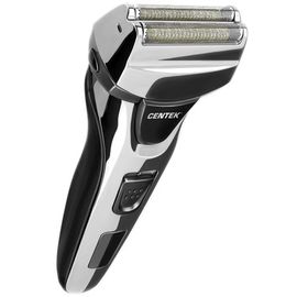  Бритва Centek CT-2174 (черн/хром) cеточная, плавающая головка, триммер, LED 