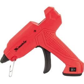  Клеевой пистолет, 11 мм, 40 (100) Вт, 18 г/мин, выключатель и индикатор напряжения// Matrix 