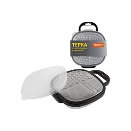  Терка MALLONY GR-228B, 965017 с контейнером и крышкой, черный 