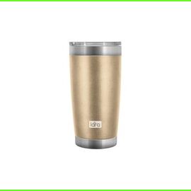  Термокружка LARA LR04-25 <Gold> 560мл, двойные стенки, вакуум, сталь 