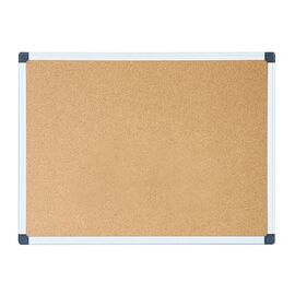  Демонстрационная доска Deli E39052 пробка/алюминий пробковая 45x60см алюминиевая рама коричневый 
