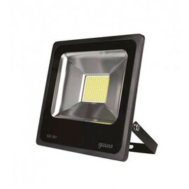  Прожектор Gauss 613100350 LED 50W 3500lm IP65 6500К черный 1/40 