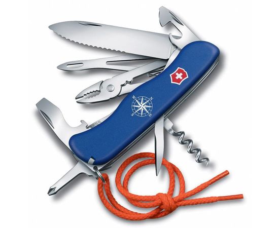  Нож перочинный Victorinox SKIPPER (0.8593.2W) 111мм 18функций синий 