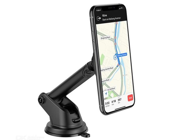  Автомобильный держатель HOCO CA67 Sagittarius series stretch magnetic (чёрный) 