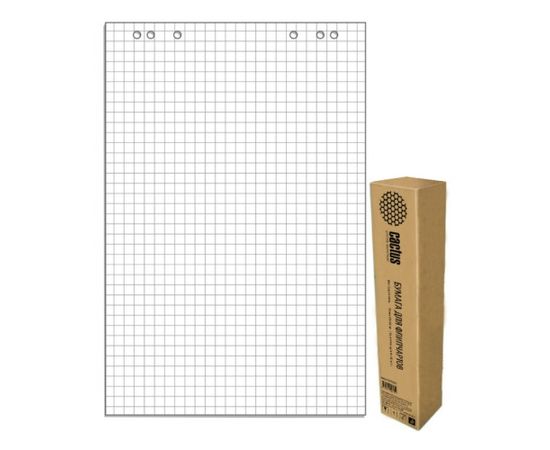  Блок бумаги для флипчартов Cactus CS-PFC20S-5 клетка 20лист. (упак.:5шт) 