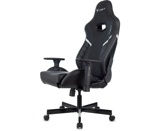  Кресло Knight Thunder 5X B игровое черный эко.кожа крестов. металл 