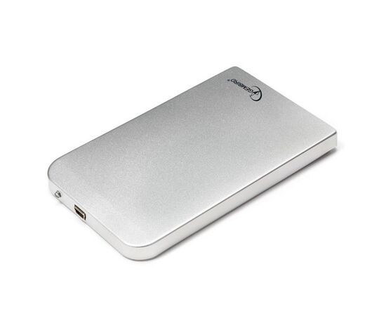  Карман для HDD 2.5" Gembird EE2-U2S-41-S, серебро, USB 2.0, SATA, металл 