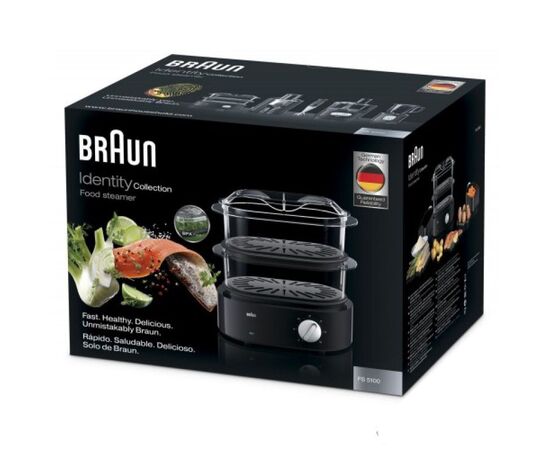 Пароварка Braun FS5100 черный 