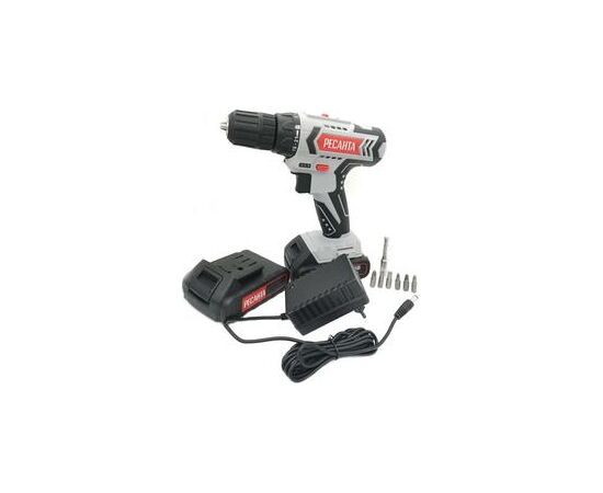  Дрель-шуруповерт Ресанта ДА-18-2ЛК (кейс в комплекте) 