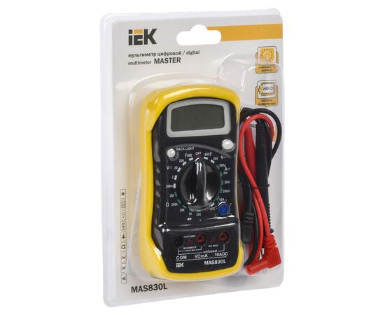  Мультиметр IEK Master MAS830L (TMD-3L-830) 