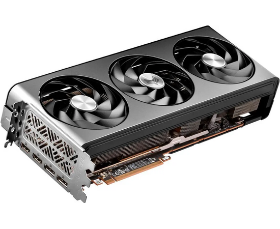  Видеокарта Sapphire Nitro+ AMD Radeon RX 7700 XT Gaming OC (11335-02-20G) 12288Mb 192 GDDR6 2276/18000 HDMIx2 DPx2 HDCP Ret 
