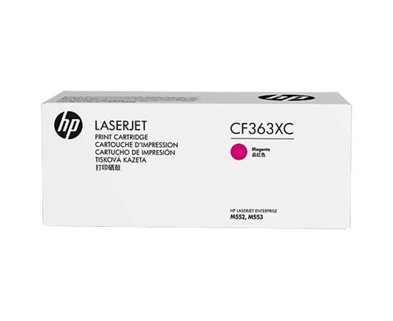  Контрактный Тонер-картридж HP 508X CF363XC пурпурный 9500стр для HP CLJ M552/M553 