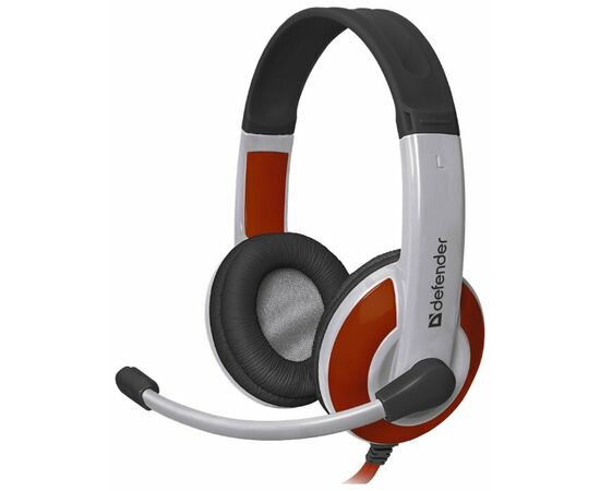  Гарнитура DEFENDER Warhead G-120 красный + белый, кабель 2 м 64098 