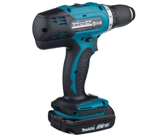  Дрель-шуруповерт Makita DDF453SYE (кейс в комплекте) 
