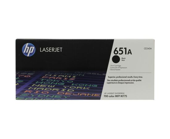  Картридж лазерный HP 651A CE340A черный (13500стр.) для HP LJ 700/775 