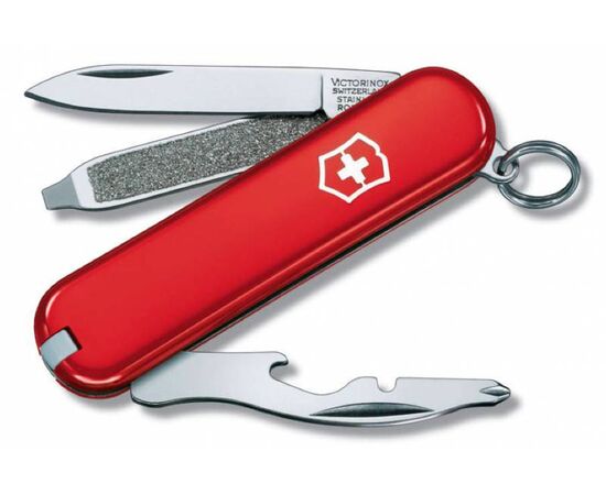  Нож перочинный Victorinox Rally (0.6163-012) 58мм 9функций красный подар.коробка 