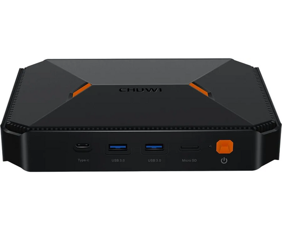  Неттоп Chuwi HeroBox (CWI527P) Intel N-series N100(0.8Ghz) 8192Mb 256SSDGb Intel UHD Graphics 600 BT WiFi Black Win11Pro 