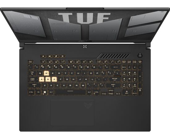  Ноутбук ASUS FX707ZC4-HX014 (90NR0GX1-M000K0) 17.3"/FHD/IPS/250N/i5-12500H/16GB/SSD512GB/RTX 3050 4GB/Backlit/DOS/Mecha Gray 