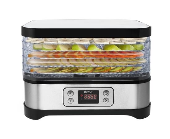 Сушилка для фруктов и овощей Kitfort КТ-1903 черный 
