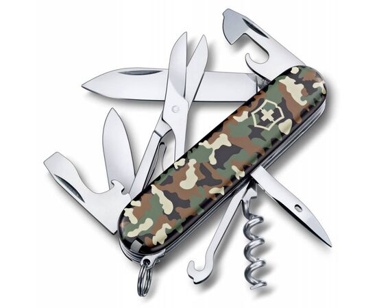  Нож перочинный Victorinox Climber (1.3703.94) 91мм 14функций камуфляж карт.коробка 