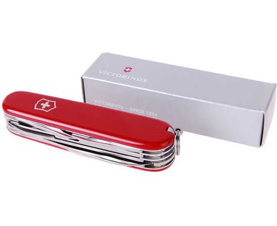  Нож перочинный Victorinox Mountaineer (1.3743) 91мм 18функций красный карт.коробка 