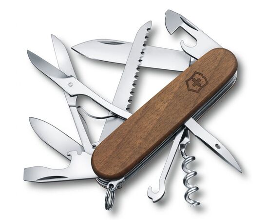 Нож перочинный Victorinox Huntsman Wood (1.3711.63) 91мм 13функций дерево карт.коробка 