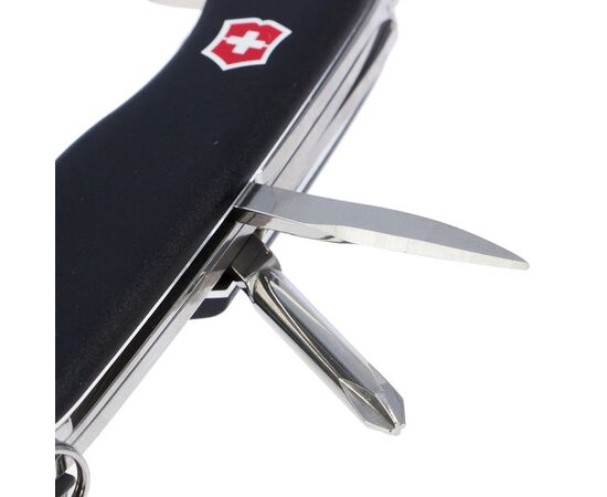  Нож перочинный Victorinox Trailmaster One Hand Wavy Edge (0.8463.MW3) 111мм 12функций черный карт.коробка 