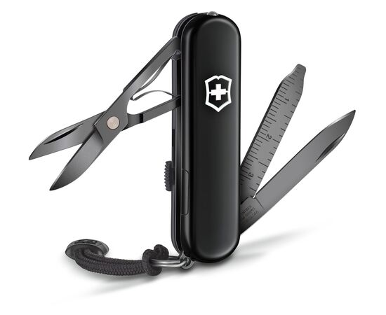  Нож перочинный Victorinox Signature Lite Onyx Black (0.6226.31P) 58мм 8функций черный подар.коробка 