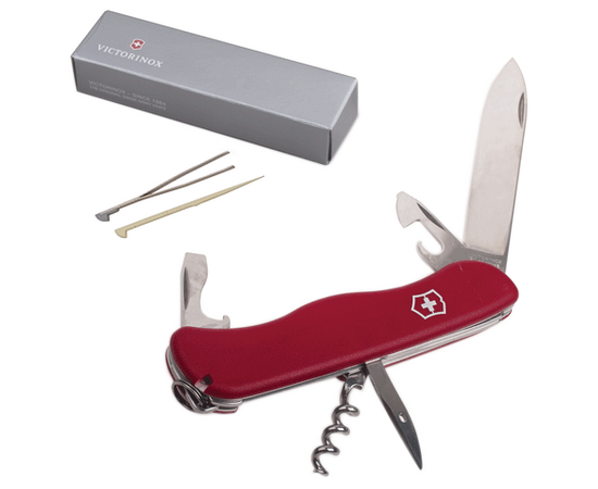 Нож перочинный Victorinox PICKNICKER (0.8353) 111мм 11функций красный 