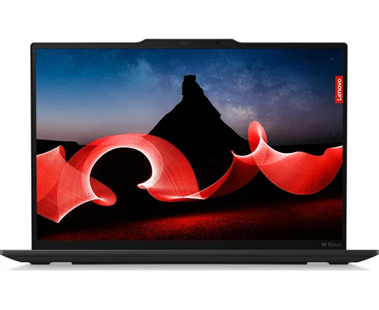  Ультрабук LENOVO ThinkPad X1 Carbon Gen 12 (21KDA04PCD) 14" WUXGA(1920x1200)IPS 400N, Ultra 7 155H, 16GB LPDDR5, 512GB SSD M.2, Intel Arc, KB Eng 