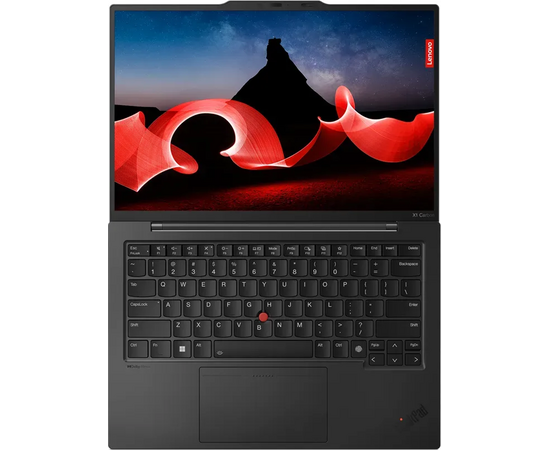  Ультрабук LENOVO ThinkPad X1 Carbon Gen 12 (21KDA04PCD) 14" WUXGA(1920x1200)IPS 400N, Ultra 7 155H, 16GB LPDDR5, 512GB SSD M.2, Intel Arc, KB Eng 