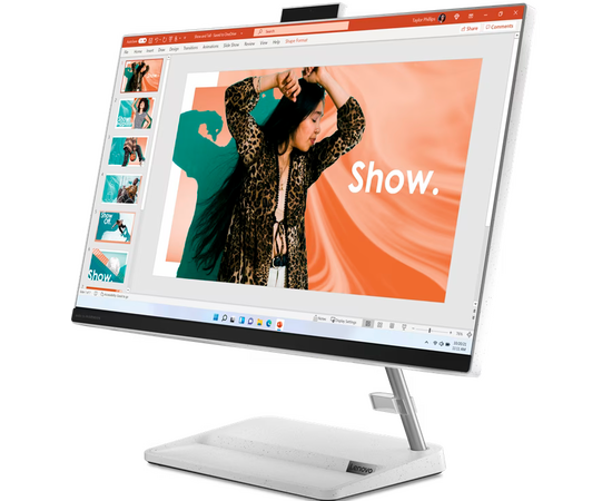  Моноблок Lenovo IdeaCentre AIO 3 24IAP (F0GH01DMRK) 23.8"(1920x1080 IPS)/Intel Pentium 8505(1.2Ghz)/8192Mb/256SSDGb/noDVD/Int:Intel UHD Graphics 