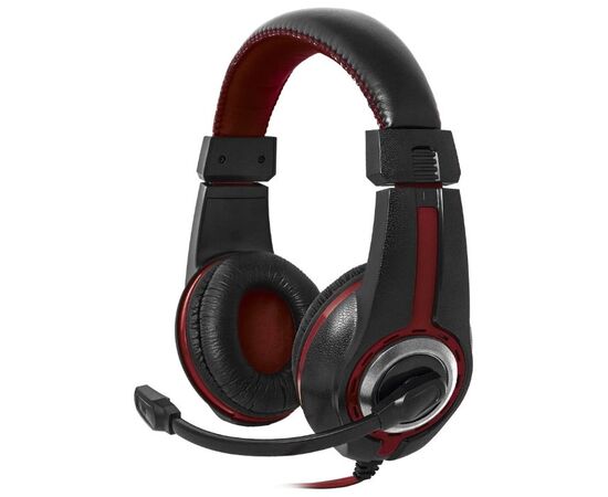  Гарнитура DEFENDER Warhead G-185 черный + красный, кабель 2 м 64106 