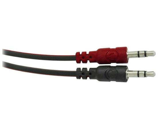  Гарнитура DEFENDER Warhead G-185 черный + красный, кабель 2 м 64106 